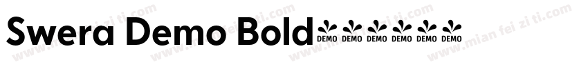Swera Demo Bold字体转换